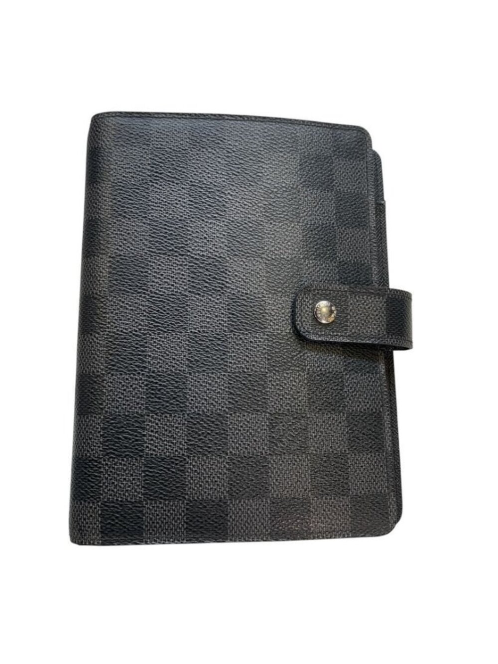 Louis Vuitton Damier Graphite Agenda MM Planner Cover Ring